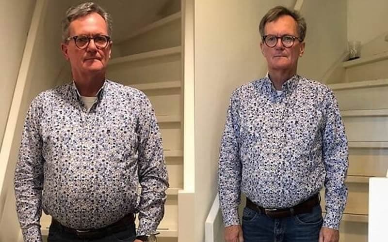 Customer before and after transformation