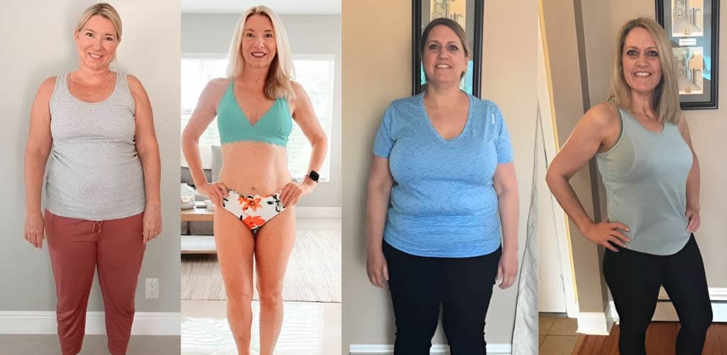 Results after 90 days - Before and after transformation